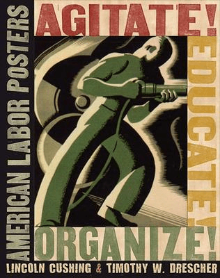 Historic WPA safety poster reference with bold forms and a restricted palette