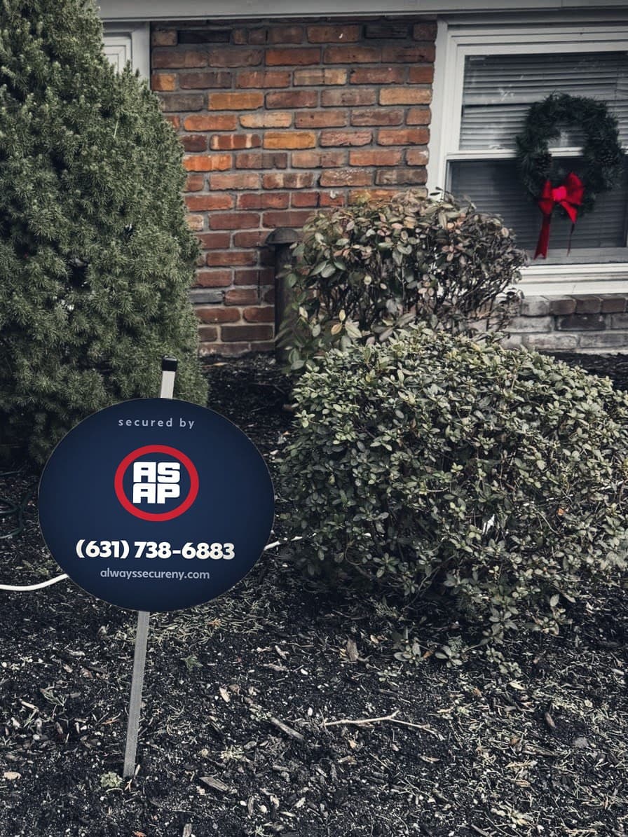 Always Secure yard sign concept