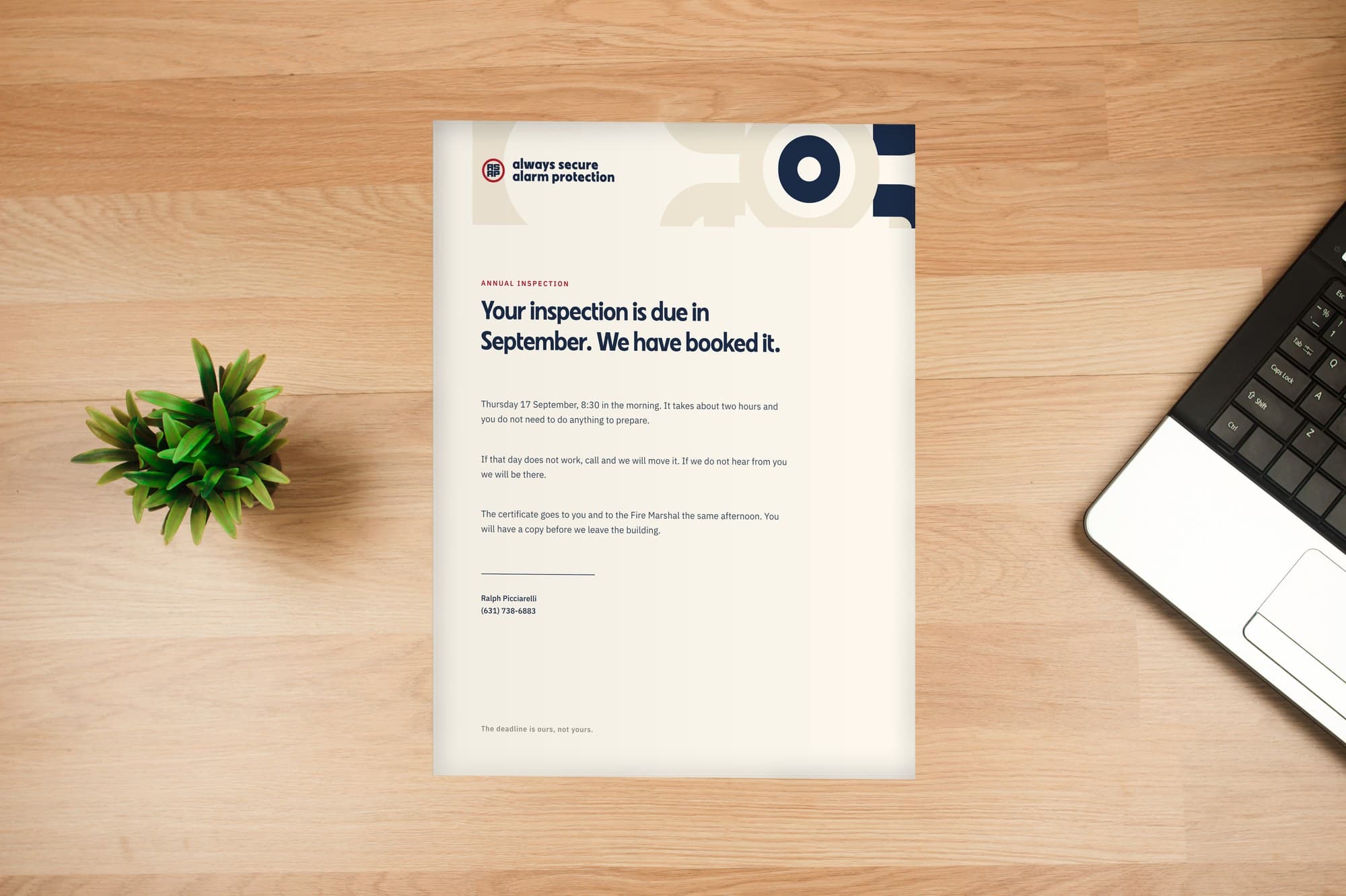 Always Secure letterhead concept