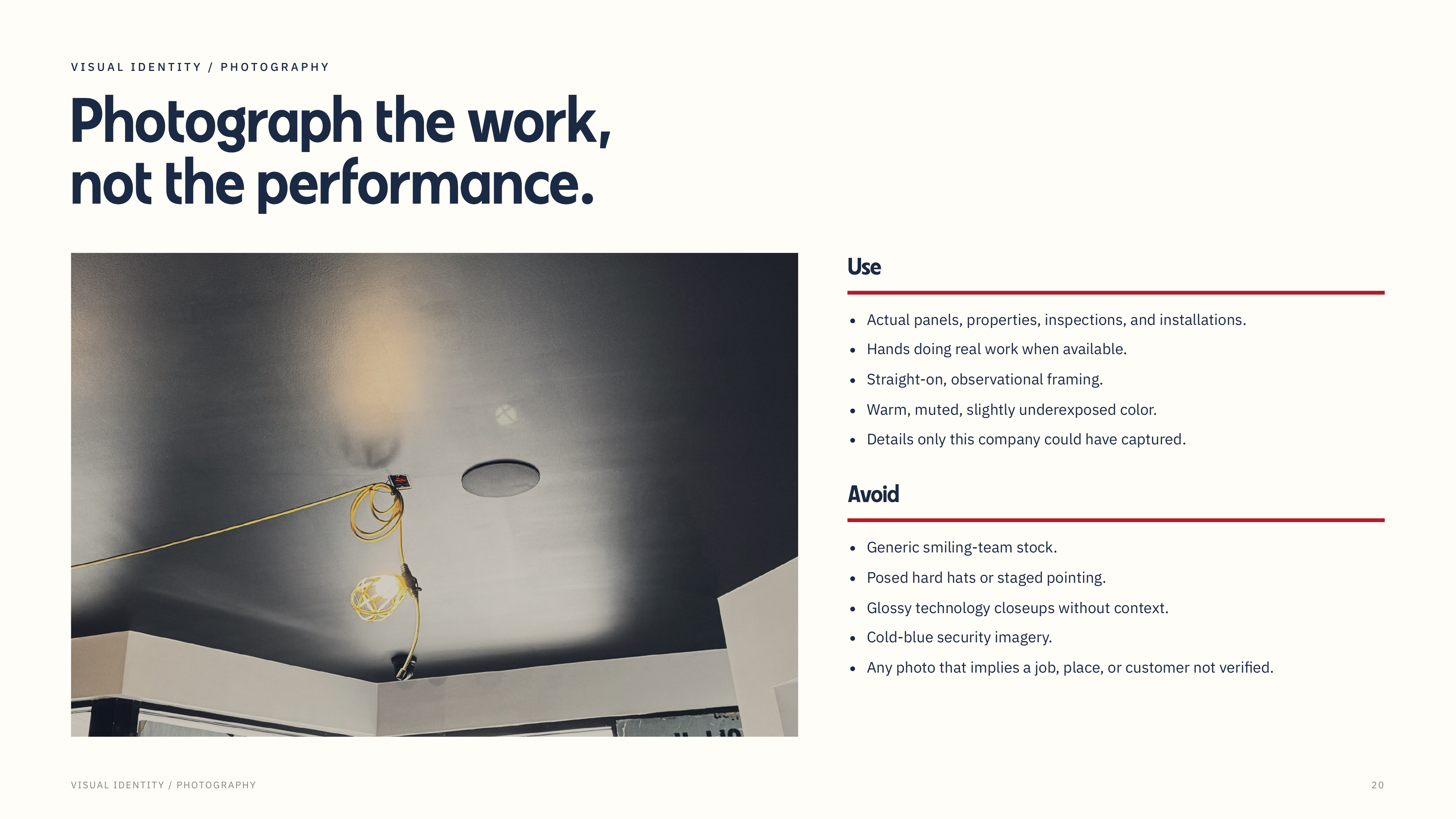 Always Secure Brand Guidelines: Photography