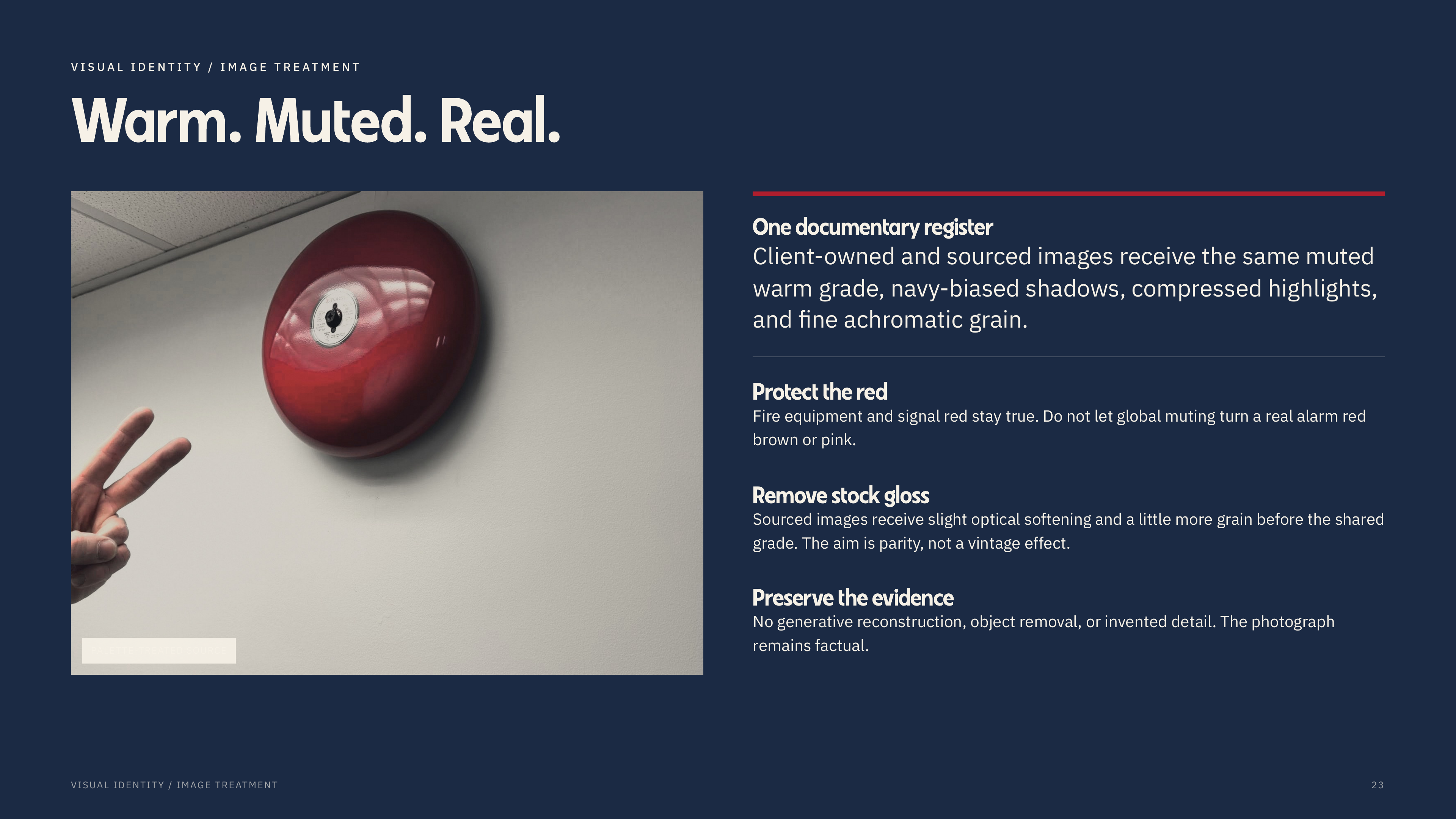 Always Secure Brand Guidelines: Image treatment